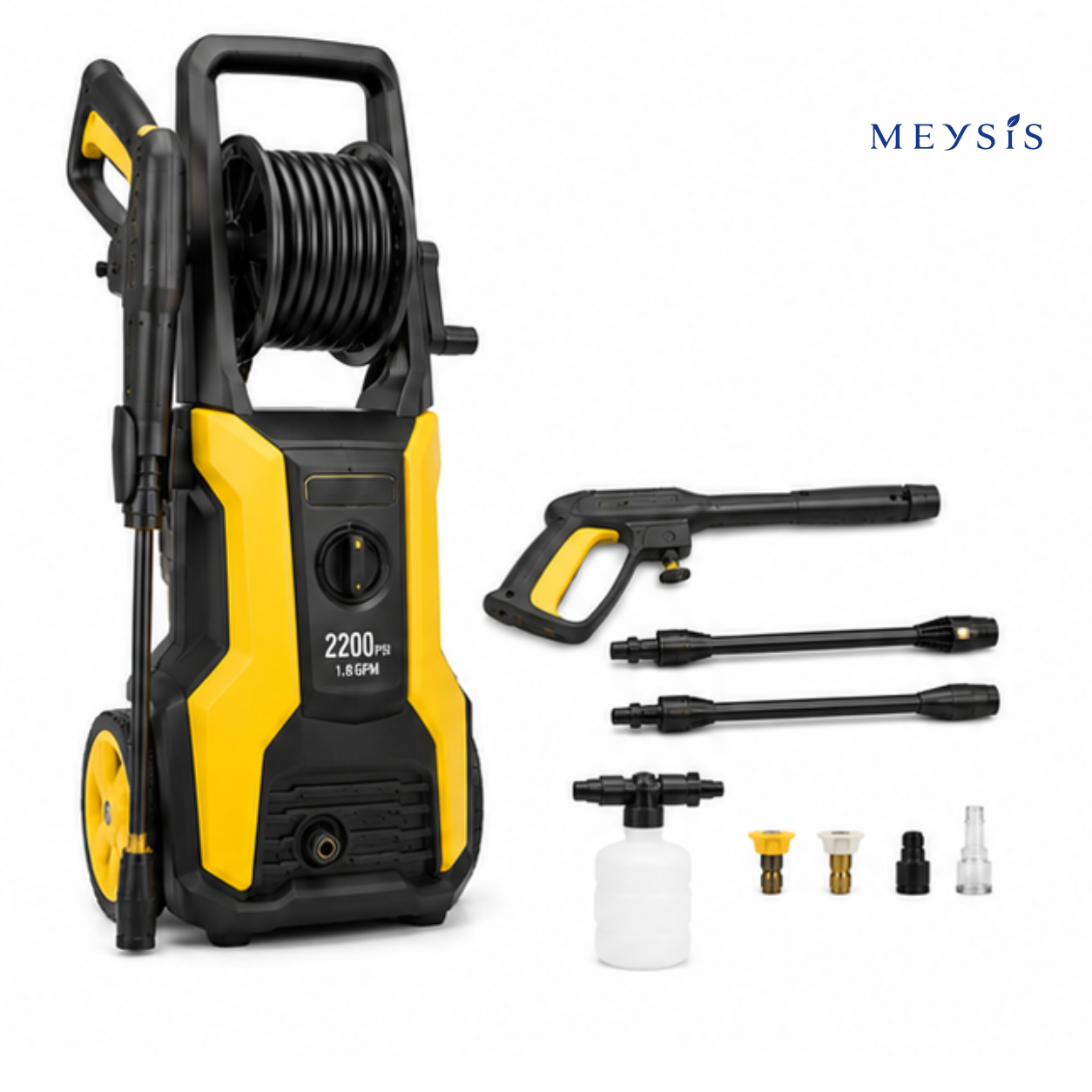 p11 i1_logo Meysis 2200 PSI High-Pressure Electric Power Washer - Image 1
